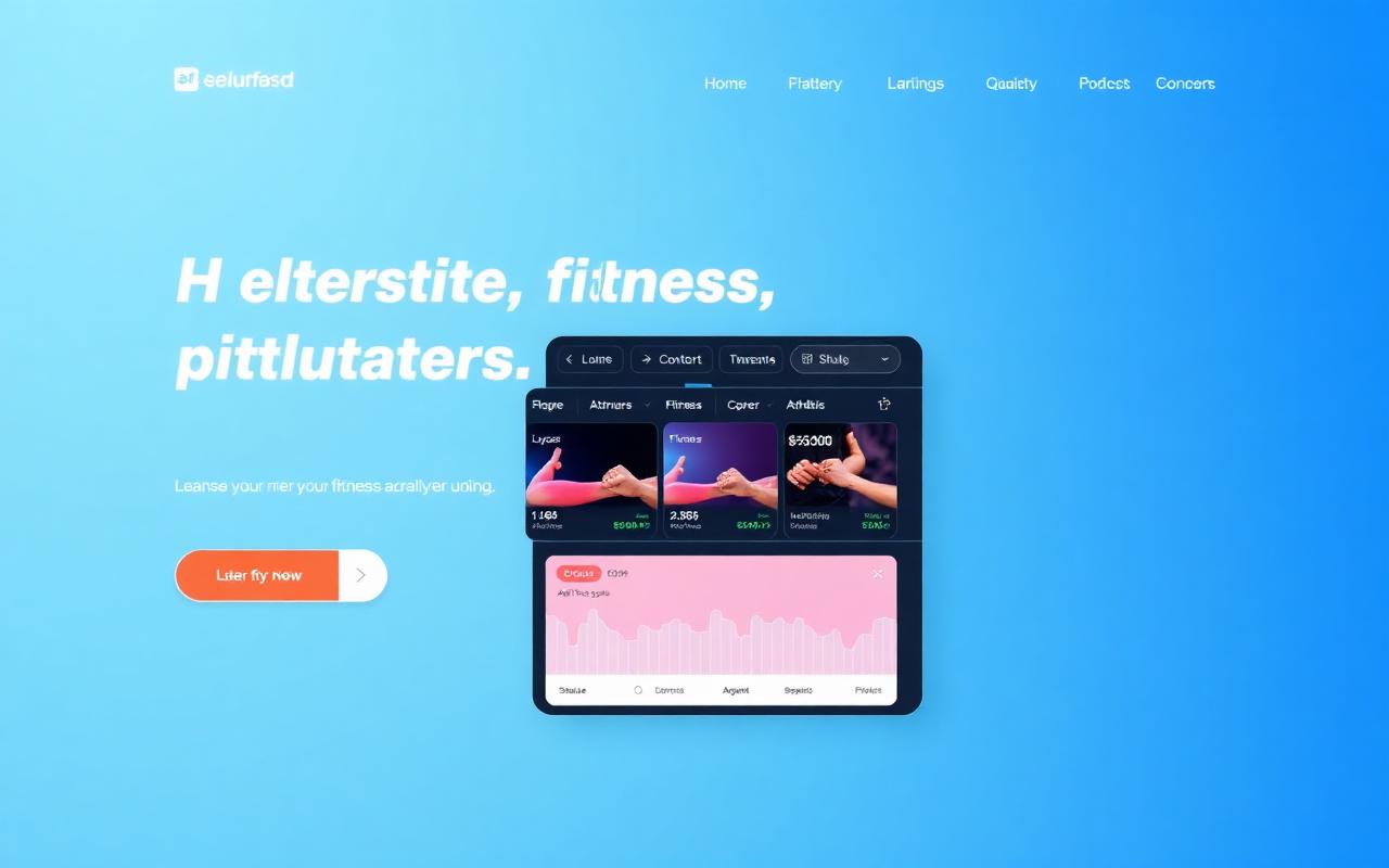 Halo Fitness website preview