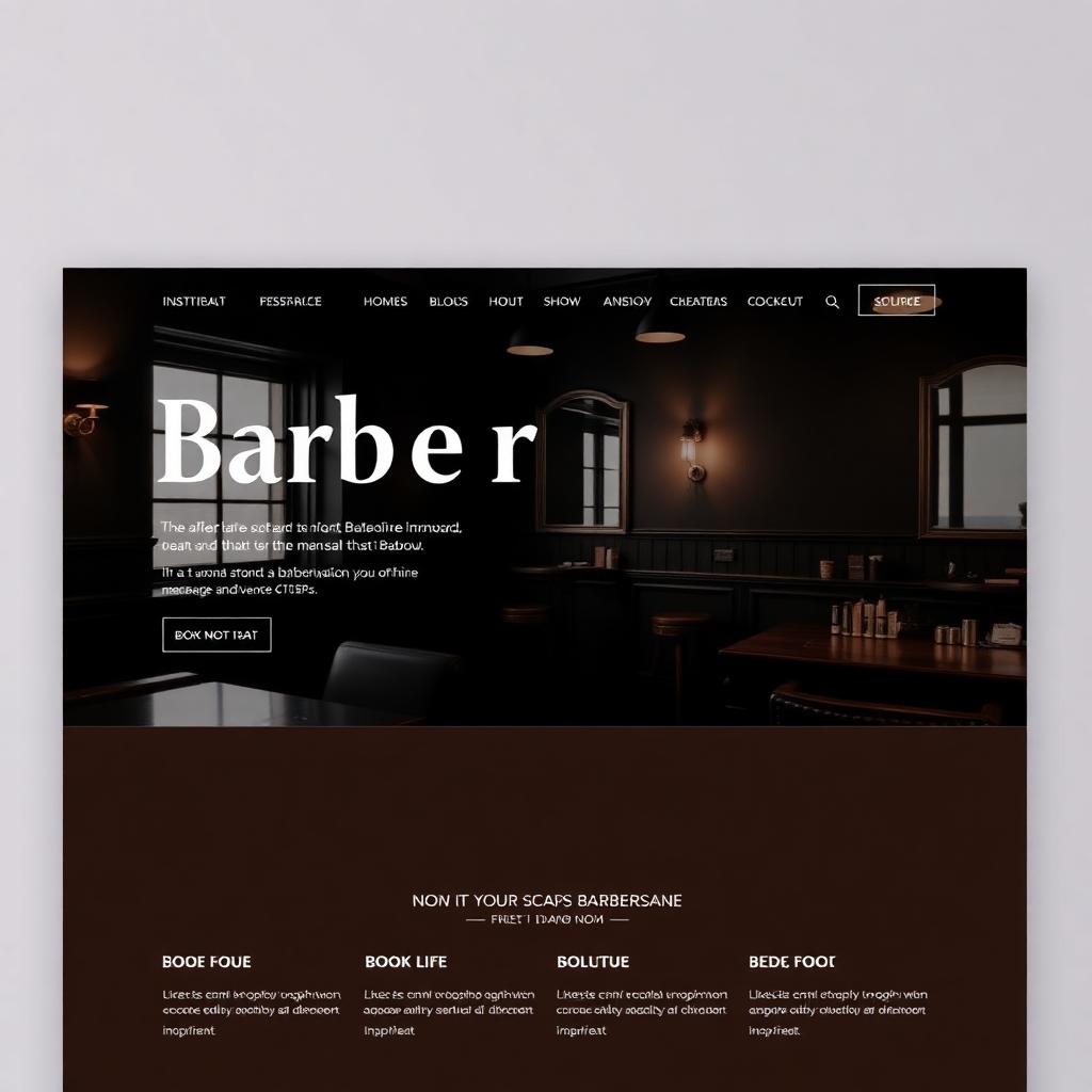 Iron & Razor website preview